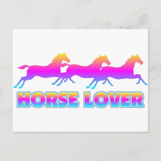 Horse Lover Briefkaart (Voorkant)