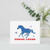 Horse Lover Briefkaart (Staand voorkant)