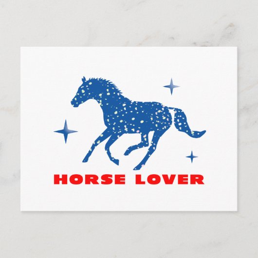 Horse Lover Briefkaart (Voorkant)