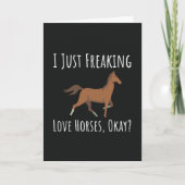 Horse Lover Cards Equestrian Equine Farm Animal Kaart (Voorkant)
