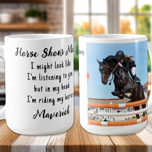 Horse Lover Custom Photo Horse Riding Koffiemok
