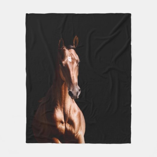 Horse Lover Fleece Deken (Voorkant)