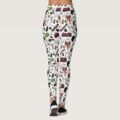 Horse Lover - Fun Equestrian Horse Riding Leggings (Achterkant)