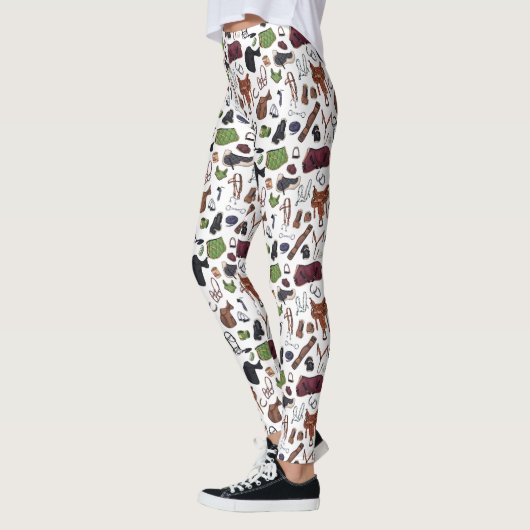 Horse Lover - Fun Equestrian Horse Riding Leggings (Links)