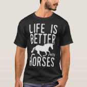 Horse Lover Gift westerne arabisch T-shirt (Voorkant)