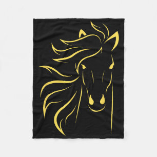 Horse Lover Gifts Womens Equestrian Mannen Horseba Fleece Deken