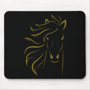 Horse Lover Gifts Womens Equestrian Mannen Horseba Muismat