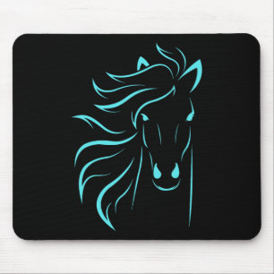 Horse Lover Gifts Womens Equestrian Mannen Horseba Muismat