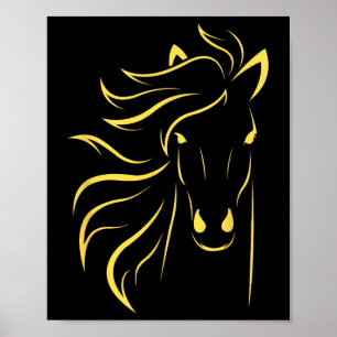 Horse Lover Gifts Womens Equestrian Mannen Horseba Poster