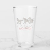 Horse Lover Glas (Achterkant)