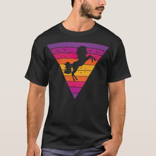 Horse Lover grappige sabrina T-shirt (Voorkant)