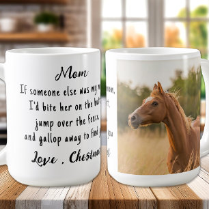 Horse Lover Horse Ma Equestrian Foto Koffiemok