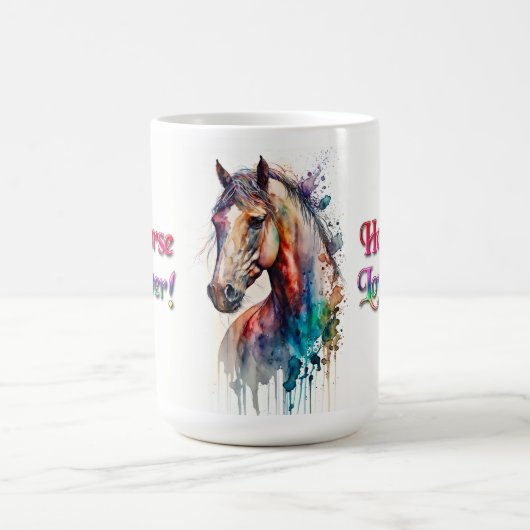 Horse Lover Horse Mom Equestrian Mug Koffiemok (Center)