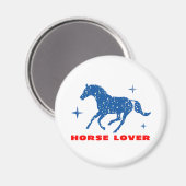 Horse Lover Magneet (Voorkant / Achterkant)