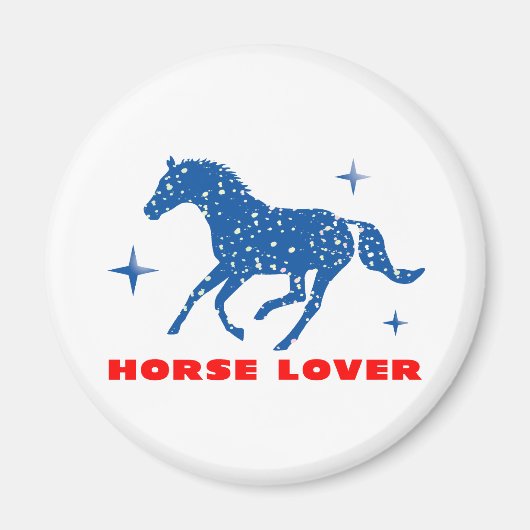 Horse Lover Magneet (Voorkant)