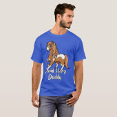 Horse Lover Paint Horse Daddy vrienden T-shirt (Voorkant volledig)