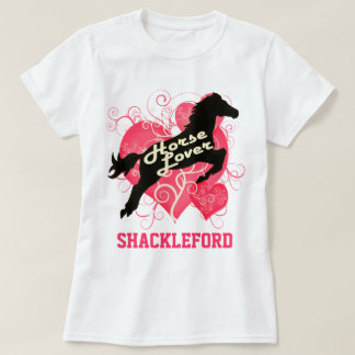 Horse Lover Personalized Shackleford T-shirt