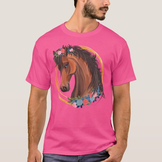 Horse Lover Shirt Girls Horseback Riding Equestria (Voorkant)