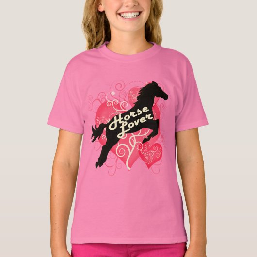 Horse Lover T-shirt (Voorkant)