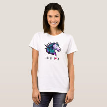 Horse Lover T-shirt – Indigo Mane met Heart Touch
