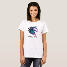 Horse Lover T-shirt – Indigo Mane met Heart Touch
