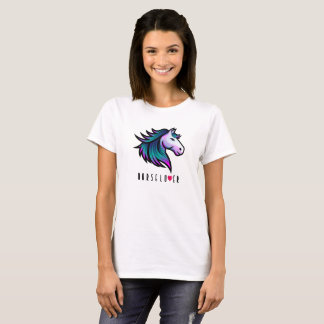 Horse Lover T-shirt – Indigo Mane met Heart Touch