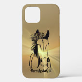 Horse Lover's Apple IPhone 12 (stoere) telefoonhoe Case-Mate iPhone Case (Achterkant)