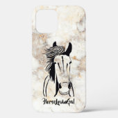 Horse Lover's Apple IPhone 12 (stoere) telefoonhoe Case-Mate iPhone Case (Achterkant)