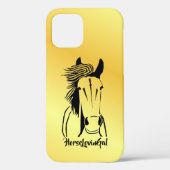 Horse Lover's Apple IPhone 12 (stoere) telefoonhoe Case-Mate iPhone Case (Achterkant)