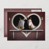 Horse Lovers Briefkaart (Voorkant / Achterkant)