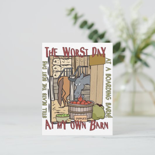 Horse Lovers Gifts Briefkaart (Staand voorkant)