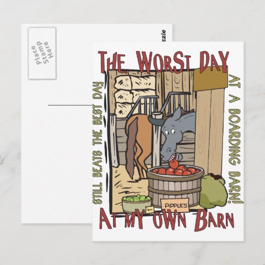 Horse Lovers Gifts Briefkaart (Voorkant / Achterkant)