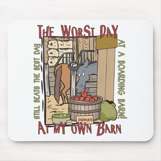 Horse Lovers Gifts Muismat (Voorkant)