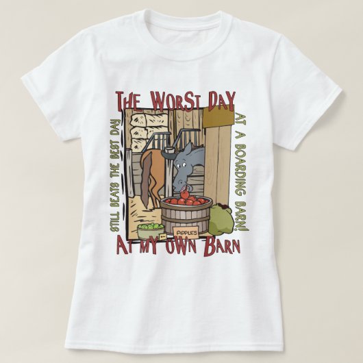 Horse Lovers Gifts T-shirt (Design voorkant)