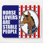 Horse Lovers Mousepad Muismat (Voorkant)