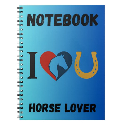 Horse Lovers Notebook - Equestrians, Animal lovers Notitieboek (Voorkant)