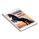 Horse Lovers Notebook  - Hooves Over Everything Notitieboek (Rechterzijde)