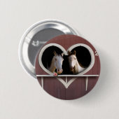 Horse Lovers Ronde Button 5,7 Cm (Voorkant /achterkant)
