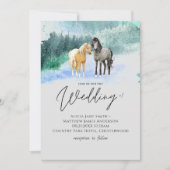 Horse Lovers Wedding Modern Droy (Voorkant)