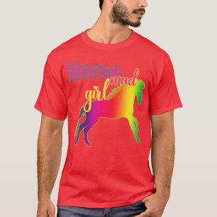 Horse Mad Girl gek op paarden T-shirt