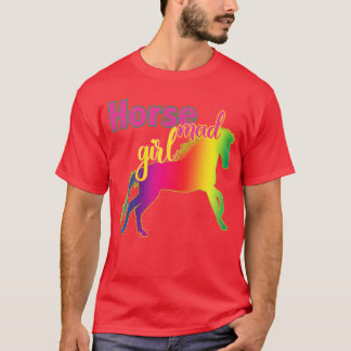 Horse Mad Girl gek op paarden T-shirt
