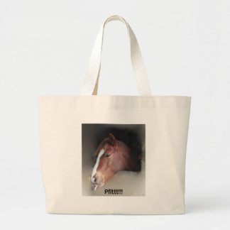 Horse Makes Raspberry Grote Tote Bag