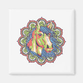 Horse Mandala Magneet (Voorkant)