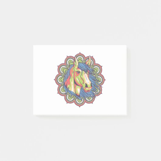 Horse Mandala Post-it® Notes (Voorkant)