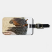 Horse Mane Bagagelabel (Voorkant horizontaal)