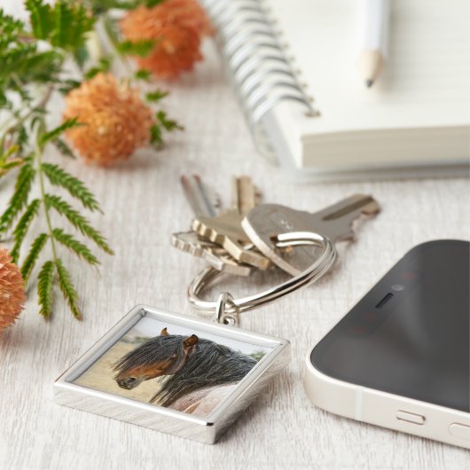 Horse Mane Sleutelhanger (Zijkant)