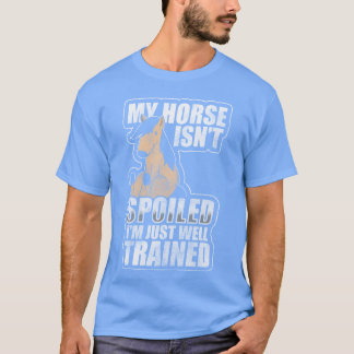 Horse Manes Rider Riding Stables retro T-shirt