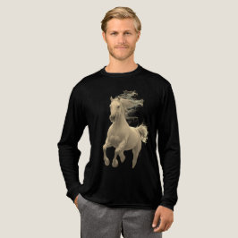 Horse mannen T-shirt Animals Illustratie Horses EN