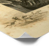 Horse Mare verdedigt haar kleurenafdrukken Poster (Hoek)