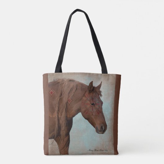 Horse Medicine Canvas tas (Achterkant)